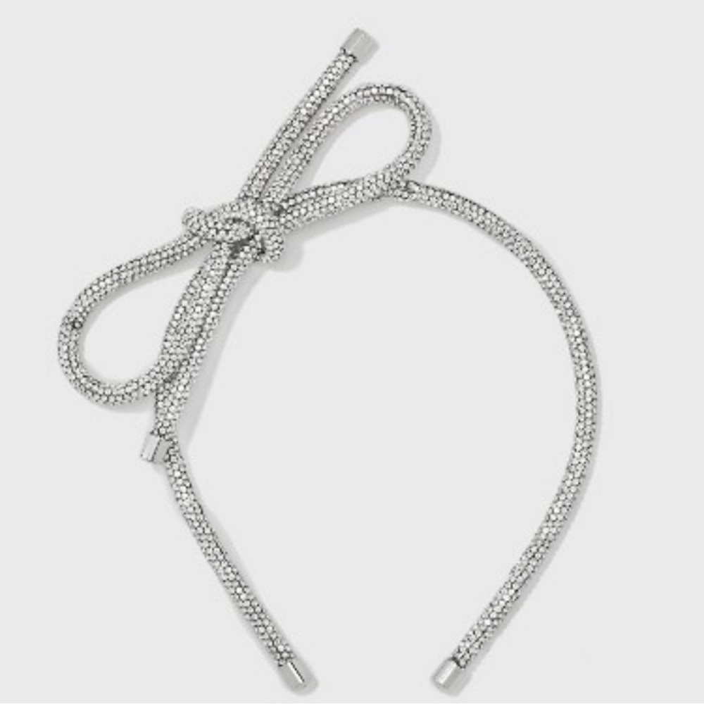 Zara Silver Rhinestone Hair Accessory - Picture 6 of 8